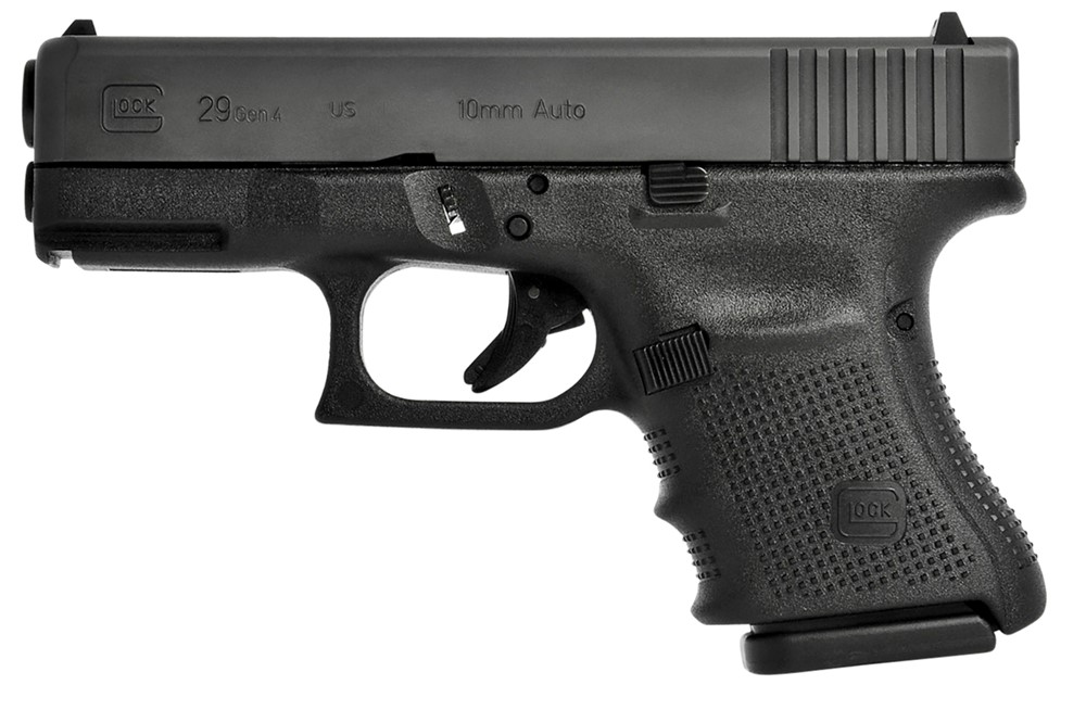 Glock G29 Gen4 10mm Auto Pistol 3.78 Black UG2950201-img-1