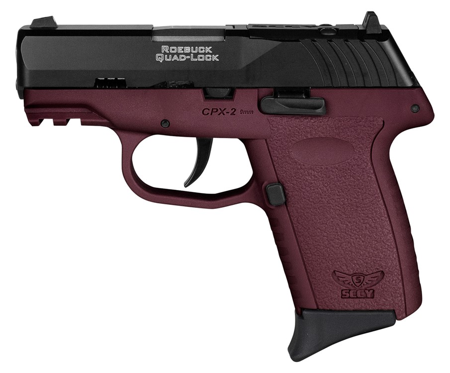 SCCY Industries CPX-2 Gen3 RDR 9mm Luger Pistol 3.10 Crimson Red CPX2CBCRRD-img-1