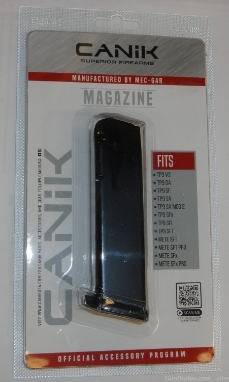 Canik TP9 / METE Factory 18rd 9mm Magazine-img-0
