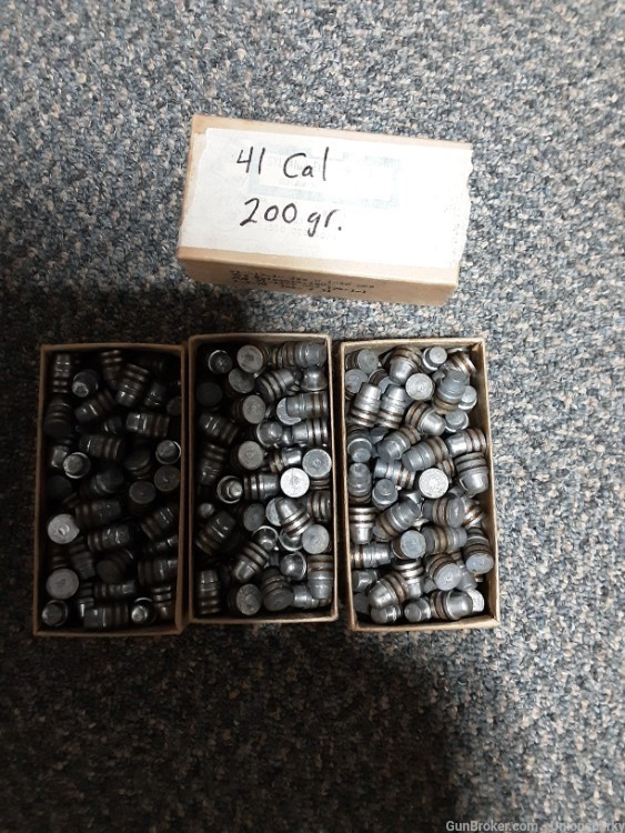 41 cal. 200 grain cast Lead bullets-img-0