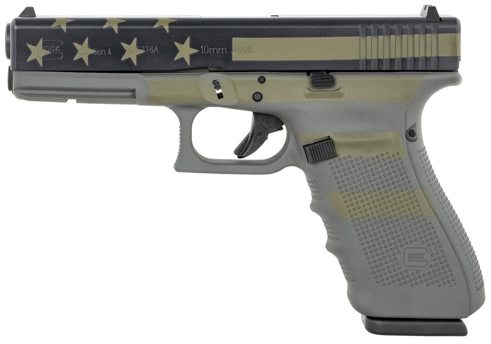 Glock G20 Gen4 10mm Auto Pistol 4.61 Operator Flag PG2050204OP-img-1