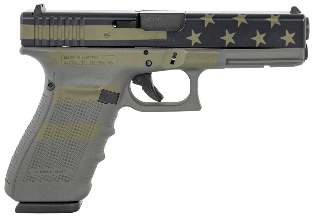 Glock G20 Gen4 10mm Auto Pistol 4.61 Operator Flag PG2050204OP-img-0