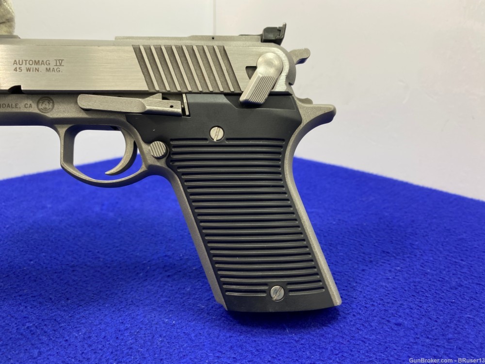 IAI Automag IV .45 Win Mag SS -HIGHLY COVETED MODEL- Seldom 8 5/8" Barrel-img-45