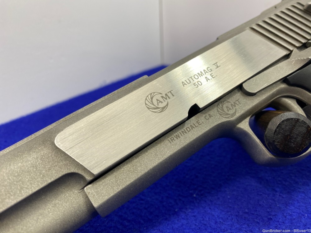 AMT Mark V .50AE Stainless 6 5/8" -COVETED SHORT PRODUCTION MODEL-Desirable-img-11