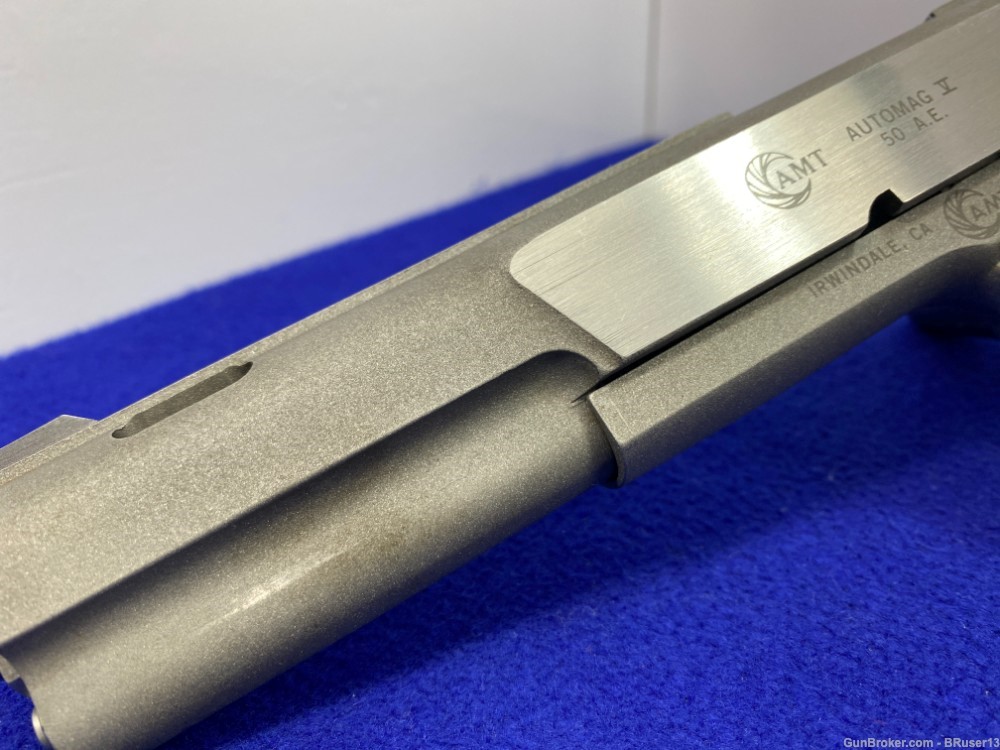 AMT Mark V .50AE Stainless 6 5/8" -COVETED SHORT PRODUCTION MODEL-Desirable-img-12