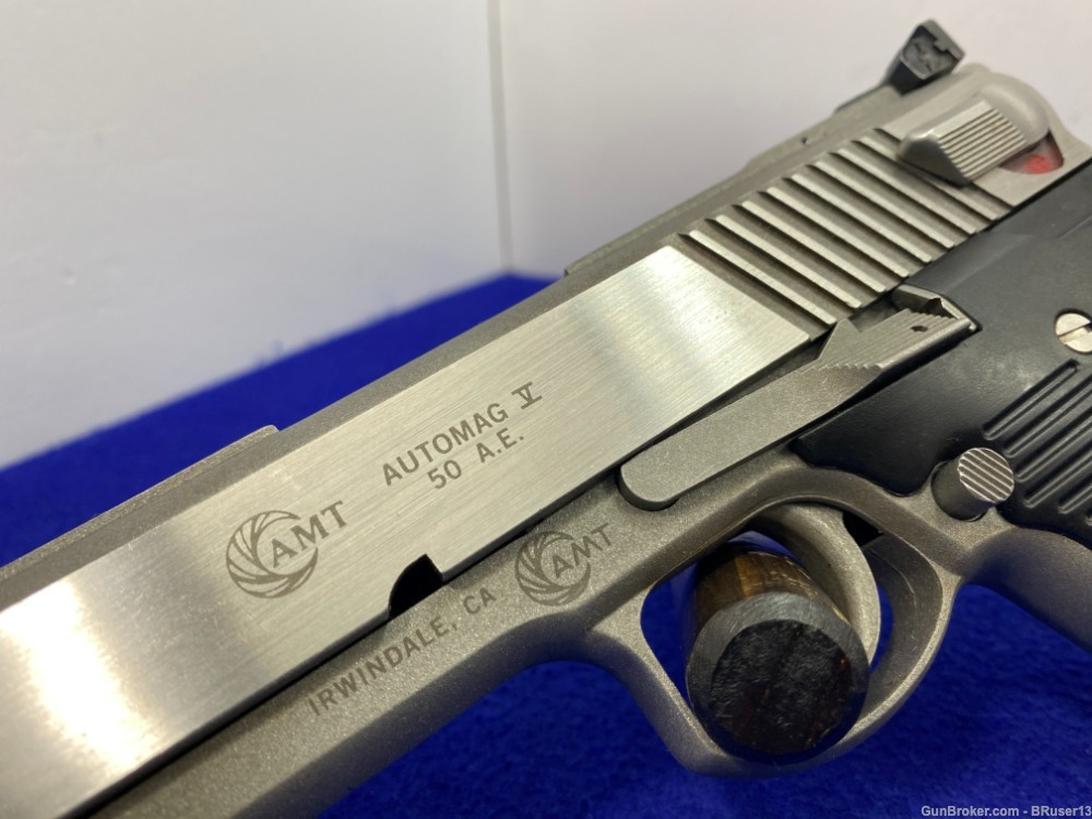 AMT Mark V .50AE Stainless 6 5/8" -COVETED SHORT PRODUCTION MODEL-Desirable-img-10