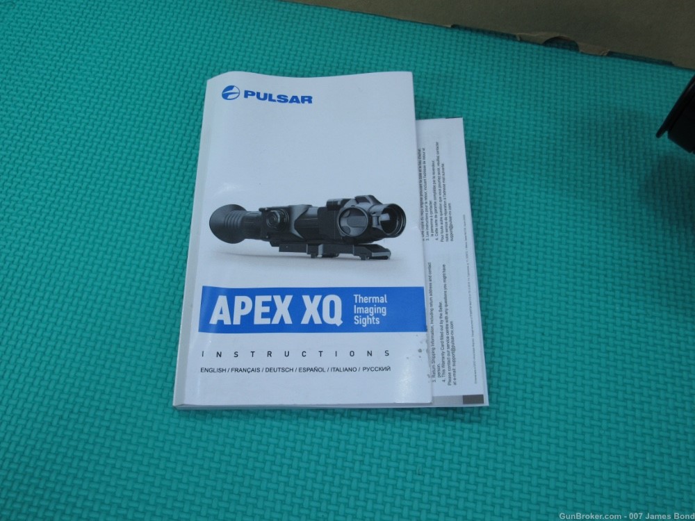 Pulsar Apex XQ50 Thermal Sight Rechargeable w/Box, Case, Bobro Quick Detach-img-8