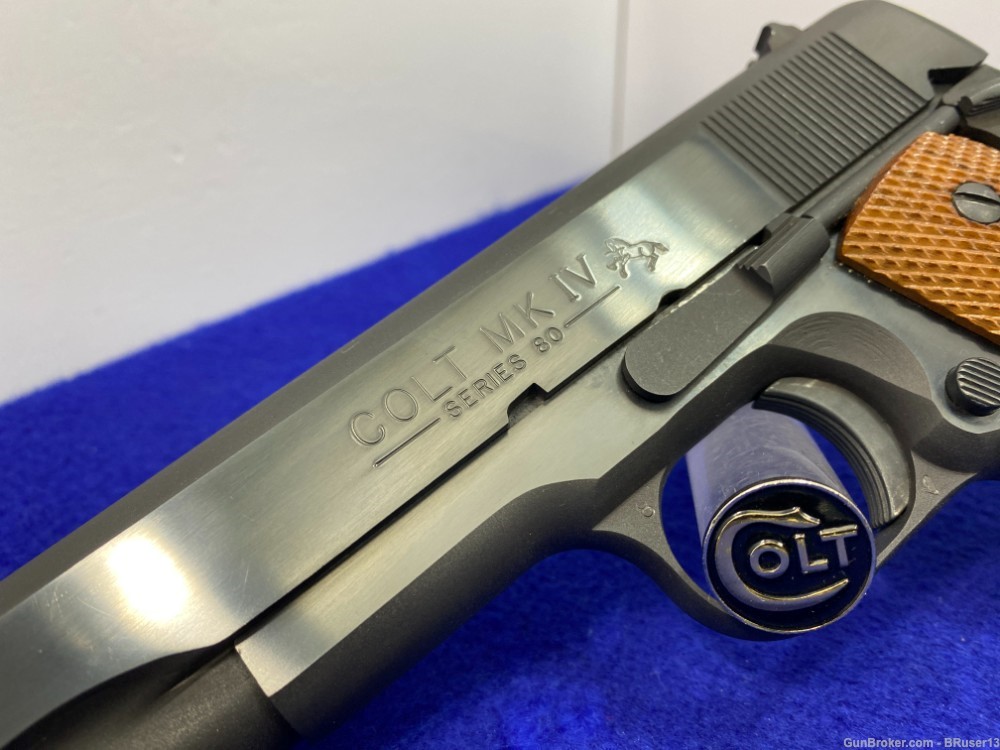 1985 Colt MKIV .38 Super Blue 5" *INCREDIBLE COMBAT COMMANDER*-img-9