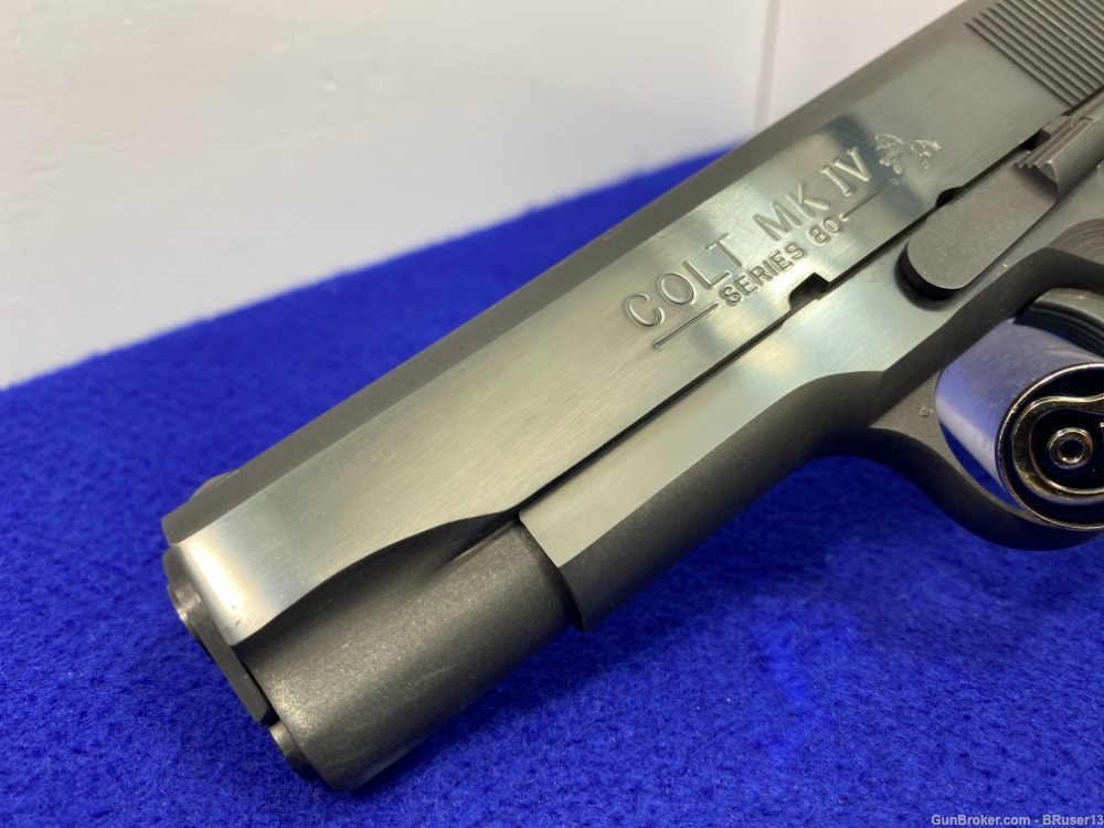 1985 Colt MKIV .38 Super Blue 5" *INCREDIBLE COMBAT COMMANDER*-img-10