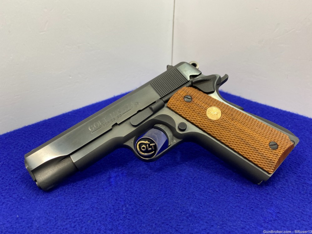 1985 Colt MKIV .38 Super Blue 5" *INCREDIBLE COMBAT COMMANDER*-img-3