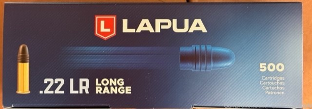 Lapua Long Range .22LR -22 LR Match Ammunition - Bricks of 500-img-0