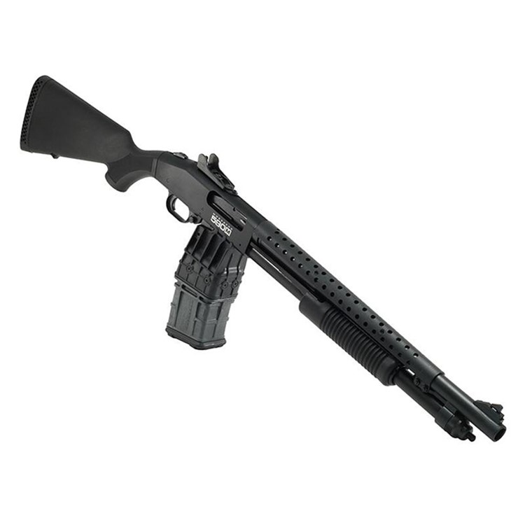 MOSSBERG 590M Mag-Fed 12Ga 18.5in 10rd 2.75in Pump-Action Shotgun (50206)-img-2