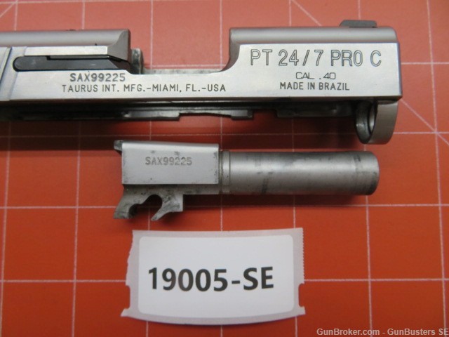Taurus PT 24/7 Pro C .40 Caliber Repair Parts #19005-SE-img-4