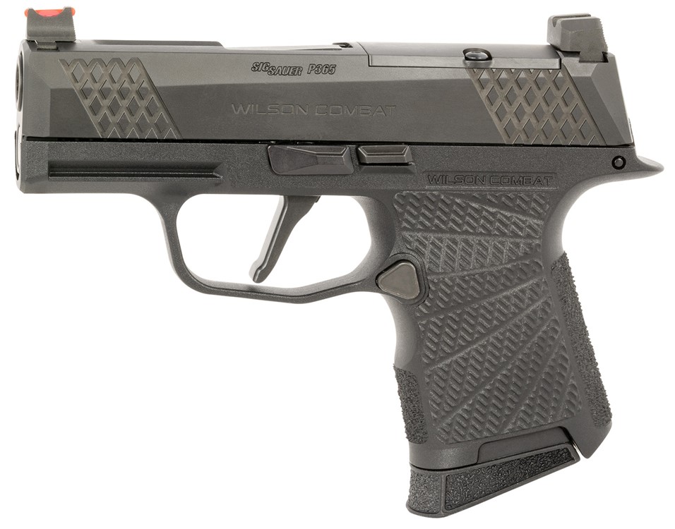 Wilson Combat P365 9mm Luger Pistol 3.10 Black RMRcc Optic Cut SIGWCP3659BA-img-1