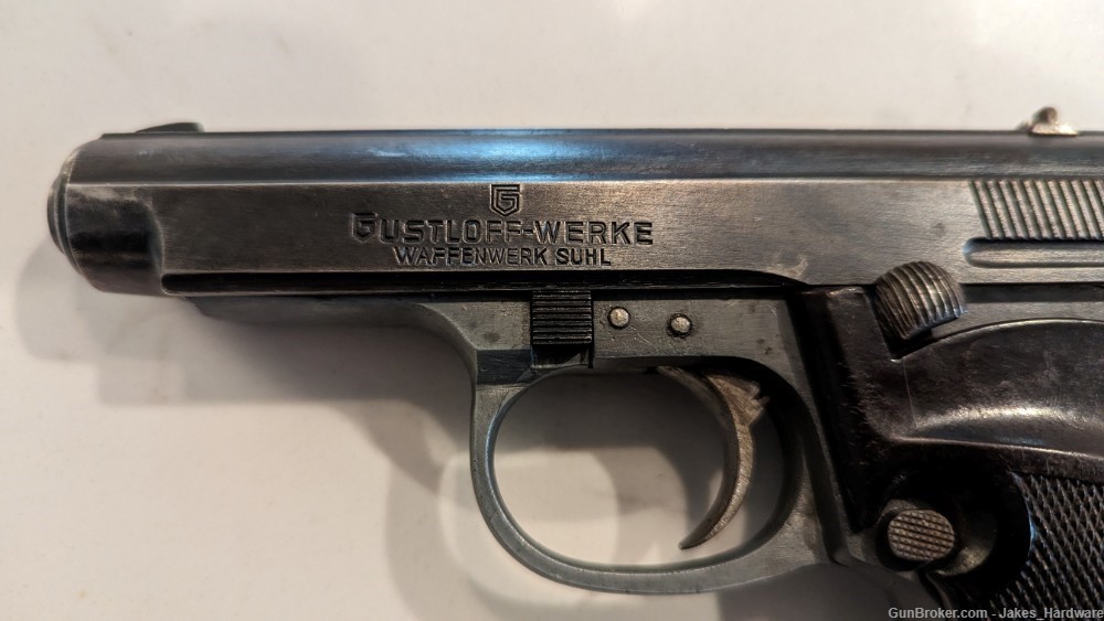 Very Rare prototype - WWII German Gustloff-Werke Waffenwerk Suhl Pistol #17-img-3