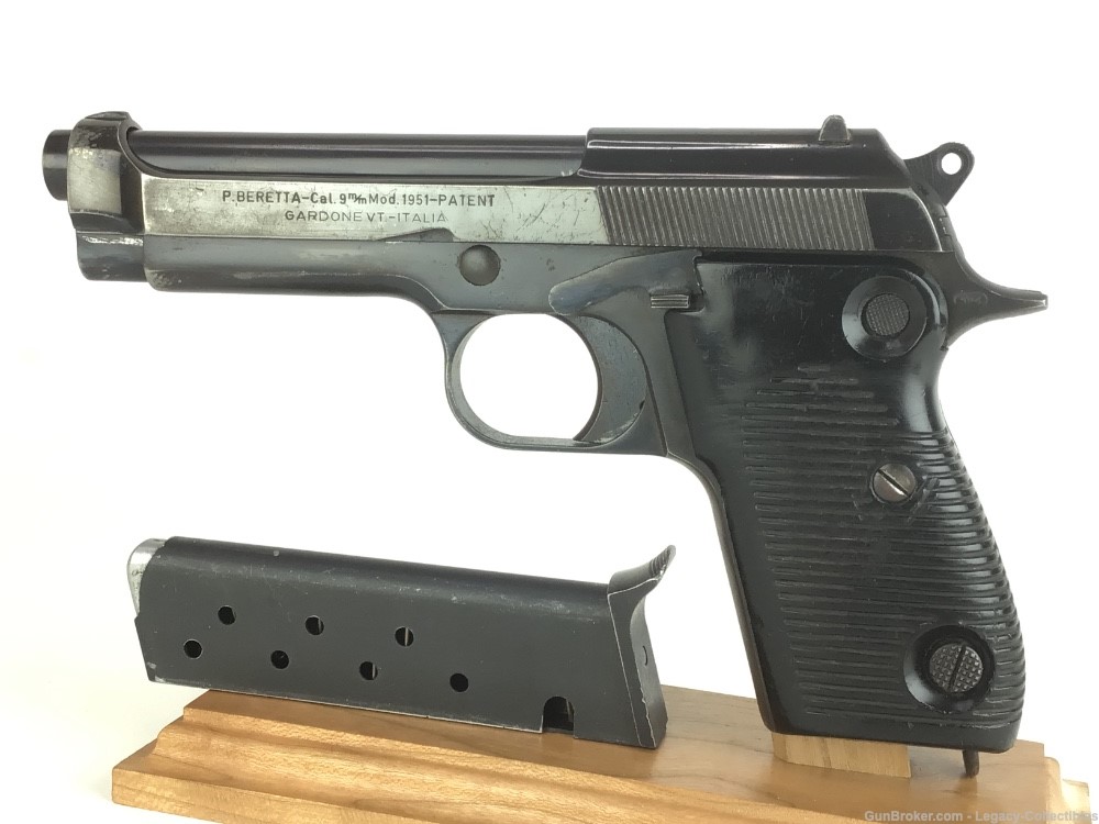 Beretta M1951 9mm Italian Semi Auto Handgun-img-0