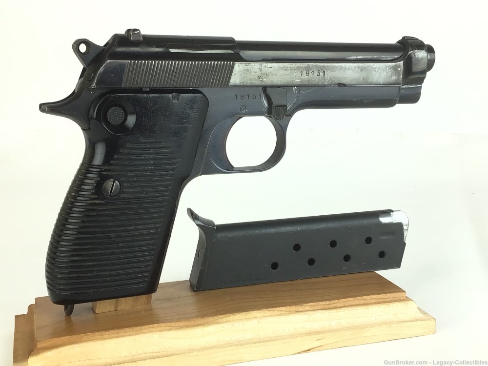 Beretta M1951 9mm Italian Semi Auto Handgun-img-1