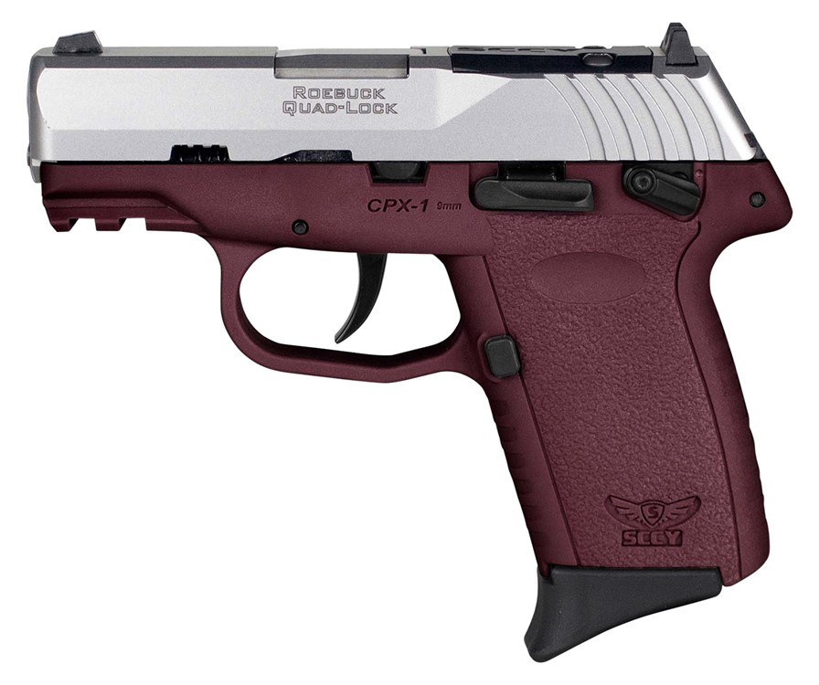 SCCY Industries CPX-1 Gen3 RDR 9mm Luger Pistol 3.10 Crimson Red CPX1TTCRRD-img-1