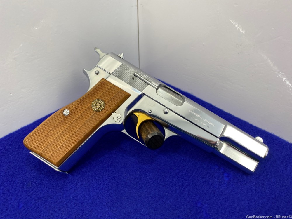1978 Browning Hi-Power 9mm Nickel *RARE CENTENNIAL MODEL* Only 3500 Made-img-16