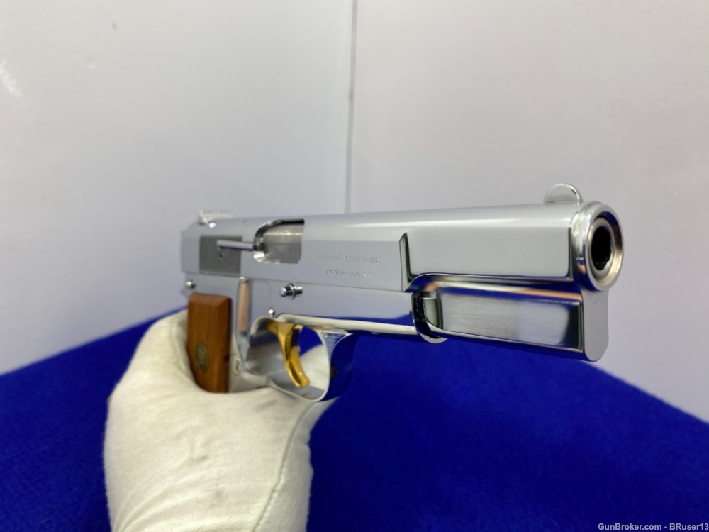 1978 Browning Hi-Power 9mm Nickel *RARE CENTENNIAL MODEL* Only 3500 Made-img-34
