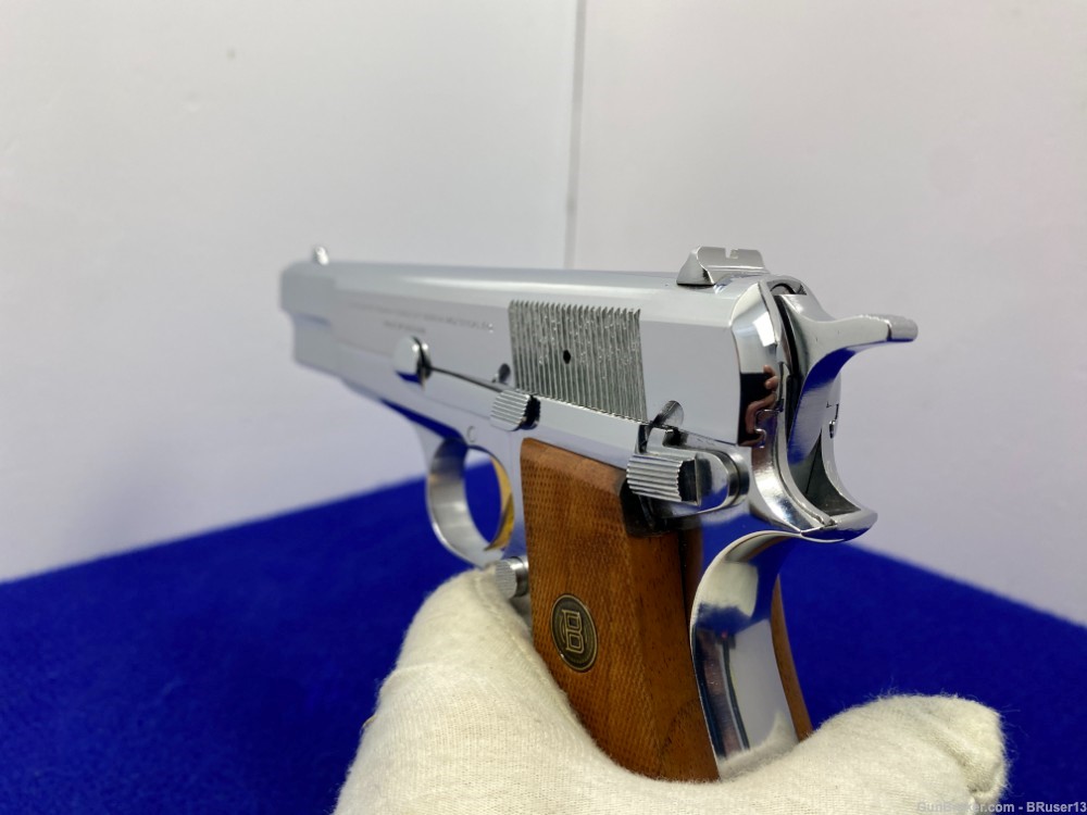 1978 Browning Hi-Power 9mm Nickel *RARE CENTENNIAL MODEL* Only 3500 Made-img-28