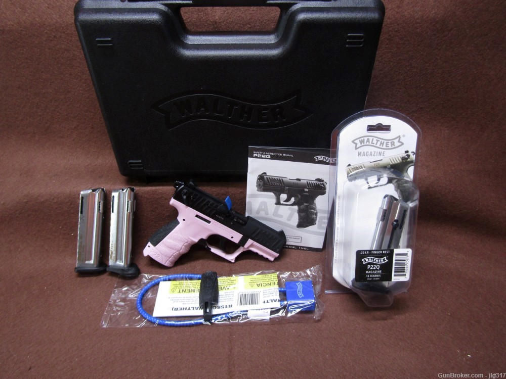 New Walther Arms P22 22 LR Semi Pistol Ambi Safety 10 RD 5120368-img-0