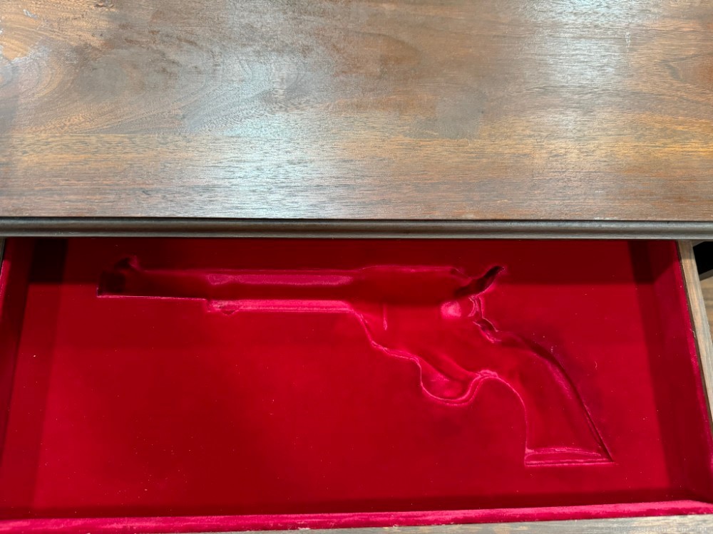 Colt Bicentennial Commemorative 3-Gun set Walnut Display Case-img-7