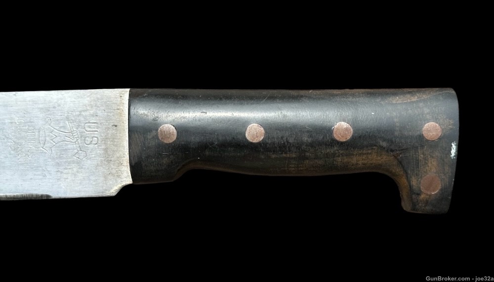 WW2 US Machete Legitimus & Collins Co. 1942 with Scabbard WWII knife dagger-img-6