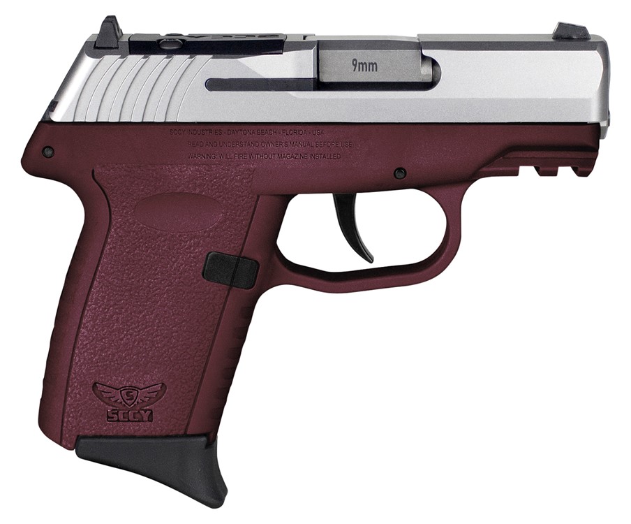 SCCY Industries CPX-2 Gen3 RDR 9mm Luger Pistol 3.10 Crimson Red CPX2TTCRRD-img-0