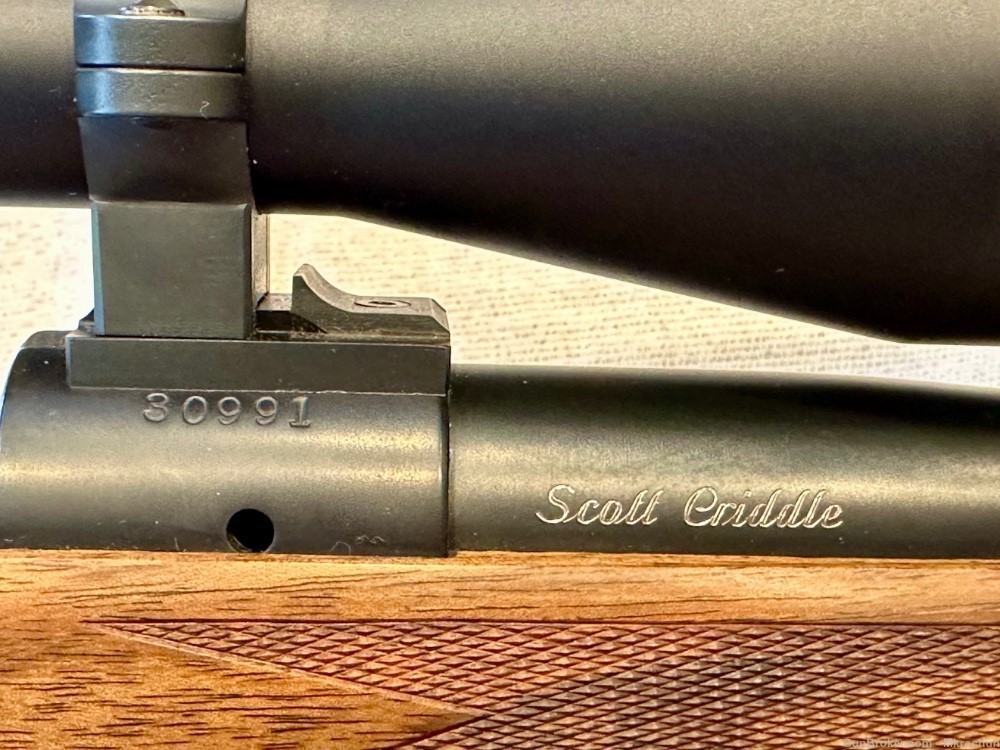 SCOTT CRIDDLE 300 WIN. MAG- SUPERB WOOD- Never Fired Excellent Condition!-img-6