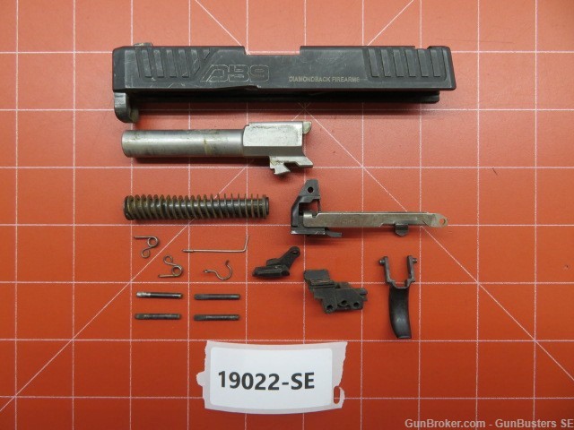 DiamondBack DB9 9mm+P Repair Parts #19022-SE-img-1