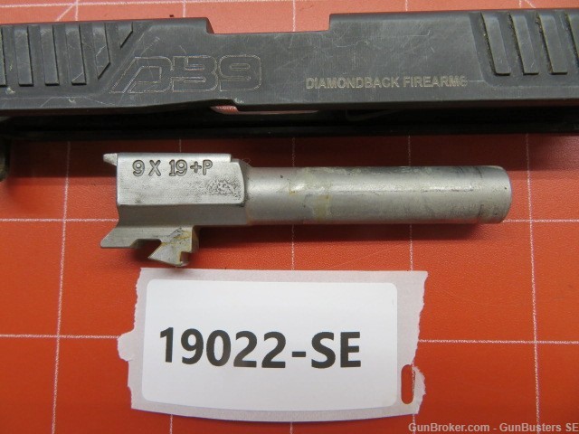 DiamondBack DB9 9mm+P Repair Parts #19022-SE-img-4
