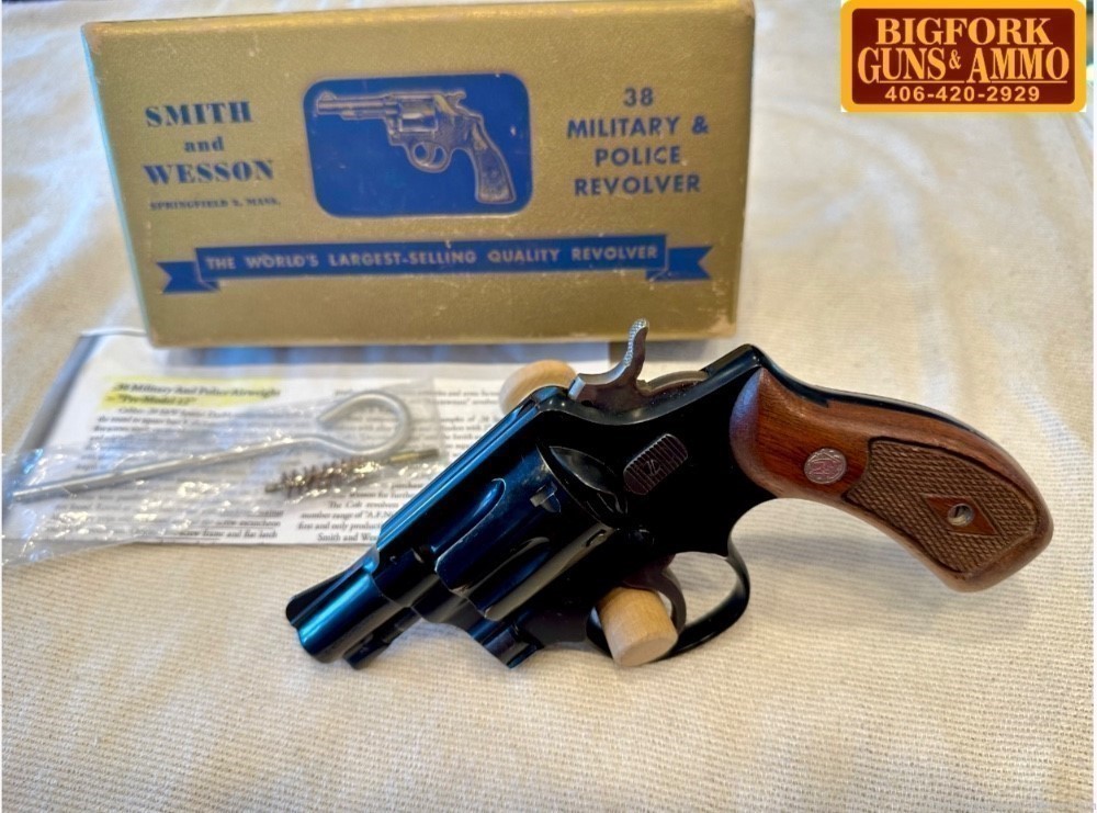 RARE/Desirable S&W 38sp Military&Police Airweight (Pre-Model 12) Excellent!-img-0
