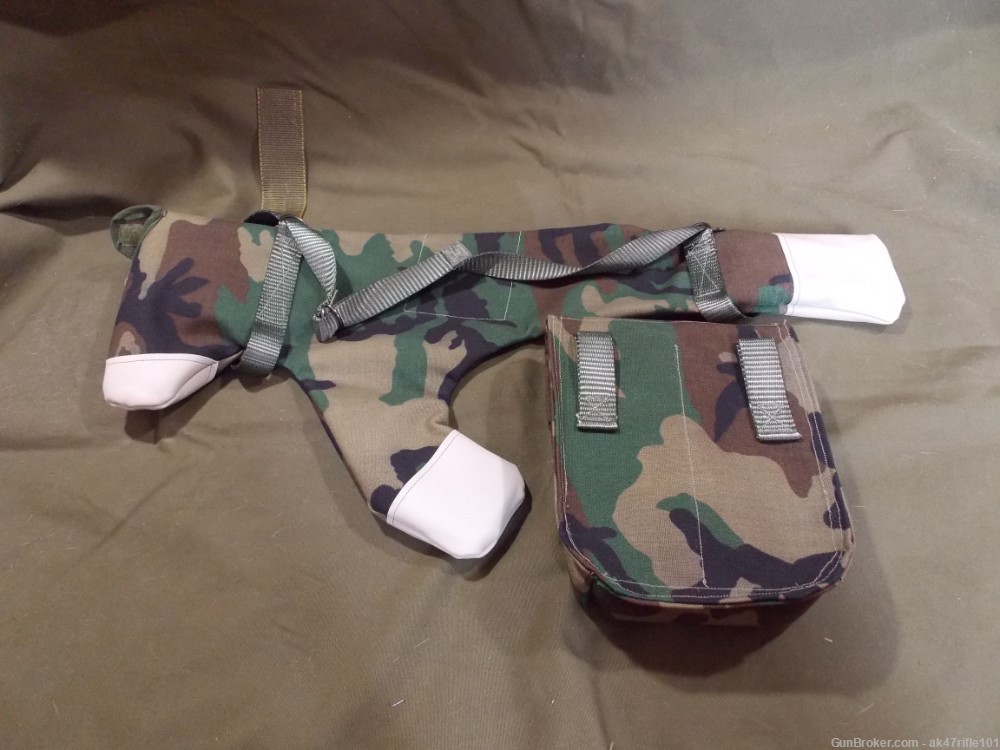 Custom folding stock AK-47 UF or SF camo drop case w/ matching mag pouch-img-1