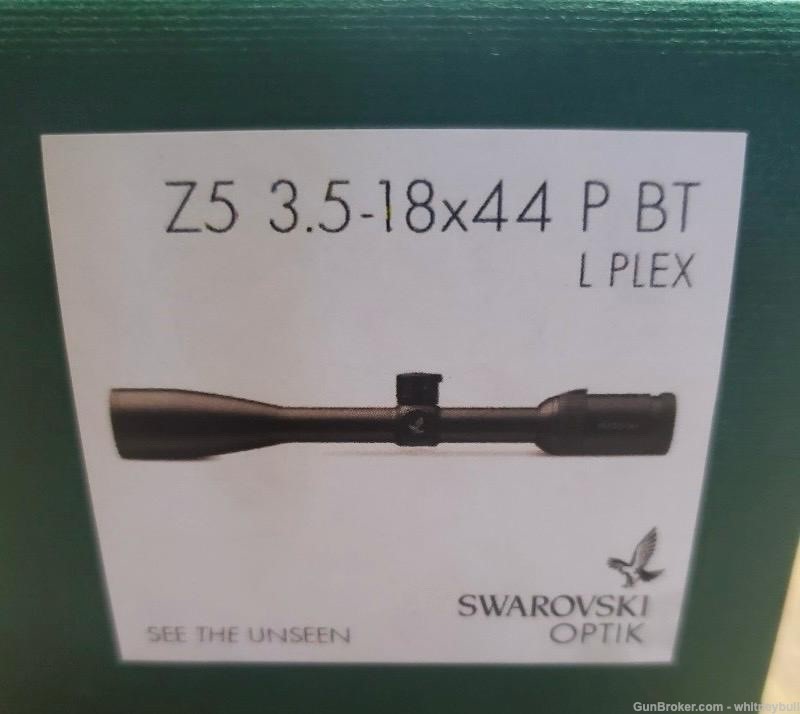 Swarovski Z5 3.5-18x44 BT Plex Riflescope + Extras-img-2