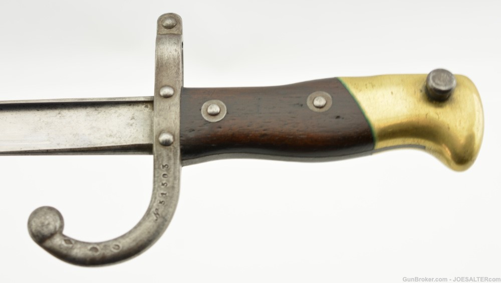 French Model 1874 Gras Bayonet St. Etienne/Frog/Belt-img-3