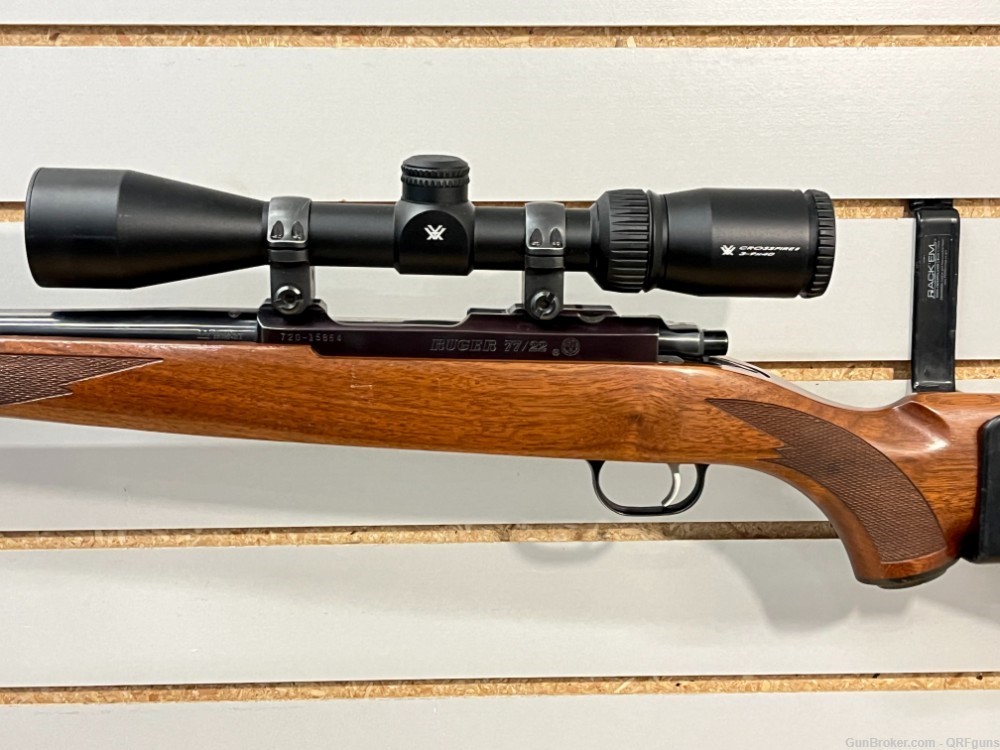 Ruger 77/22  .22 Hornet With Optic Bolt Action USED SHIPS FAST -img-7