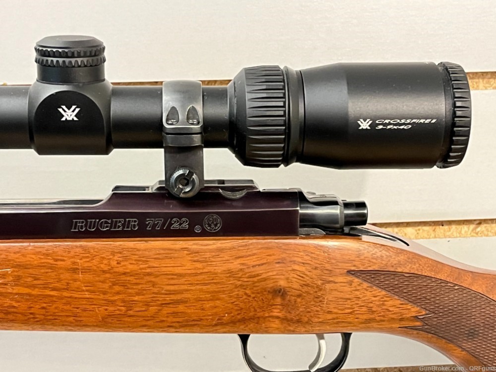 Ruger 77/22  .22 Hornet With Optic Bolt Action USED SHIPS FAST -img-8