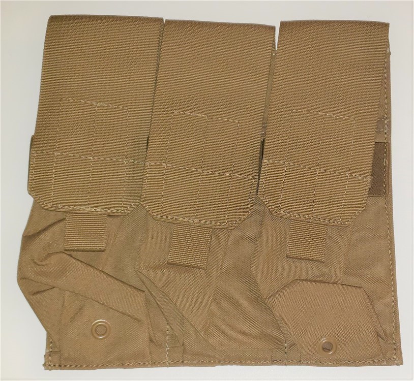 FirstSpear Triple SureFire 60 Magazine Pouch 6/9 Coyote Brown Mag MOLLE-img-0