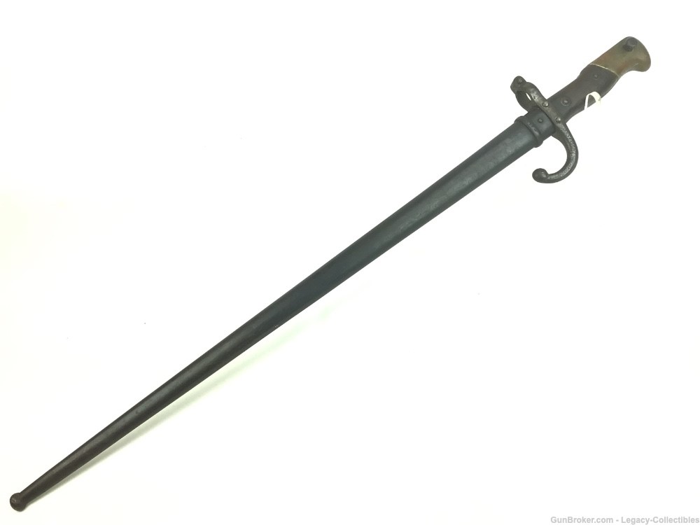 French M1874 Gras Bayonet And Scabbard Dated 1880 -img-11