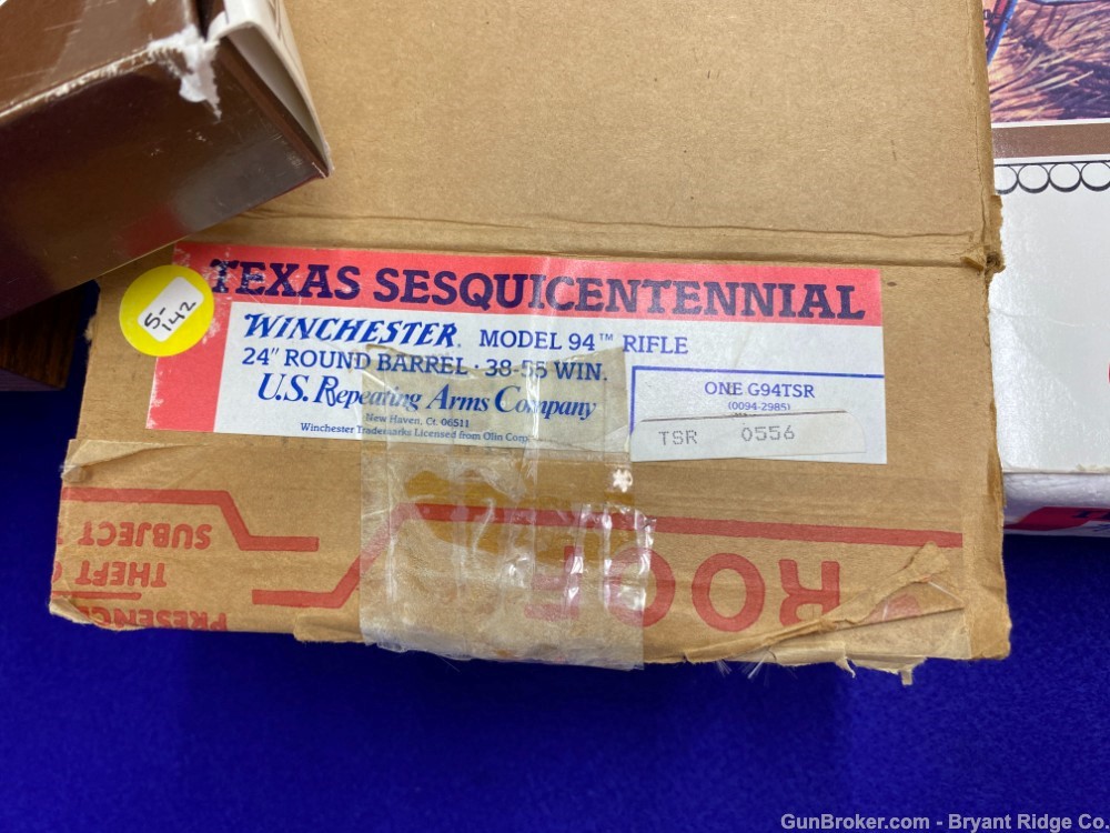 1986 Winchester 94 .38-55 Win. *TEXAS SESQUICENTENNIAL RIFLE/W BOWIE KNIFE*-img-6