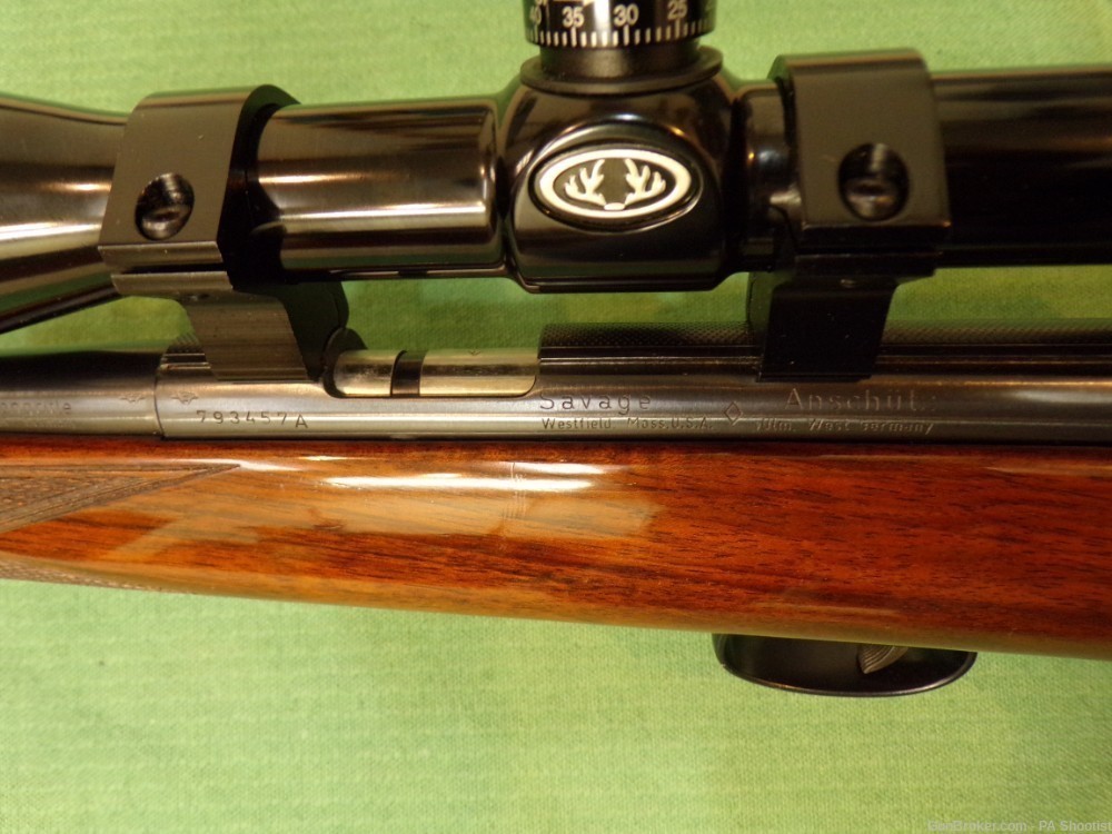 Savage Anschutz Model 164 Sporter  .22 LR with scope Excellent-img-13