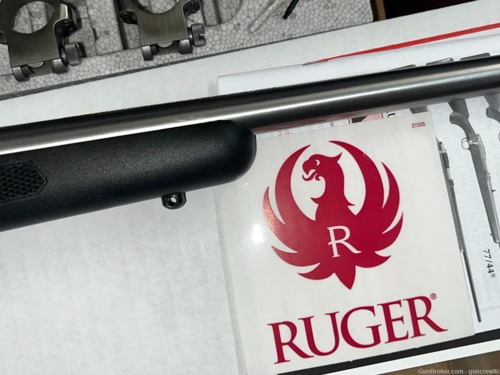 Ruger M77 77/357 357mag 07419 Stainless 18.5" Threaded Barrel 7419 LAYAWAY-img-14
