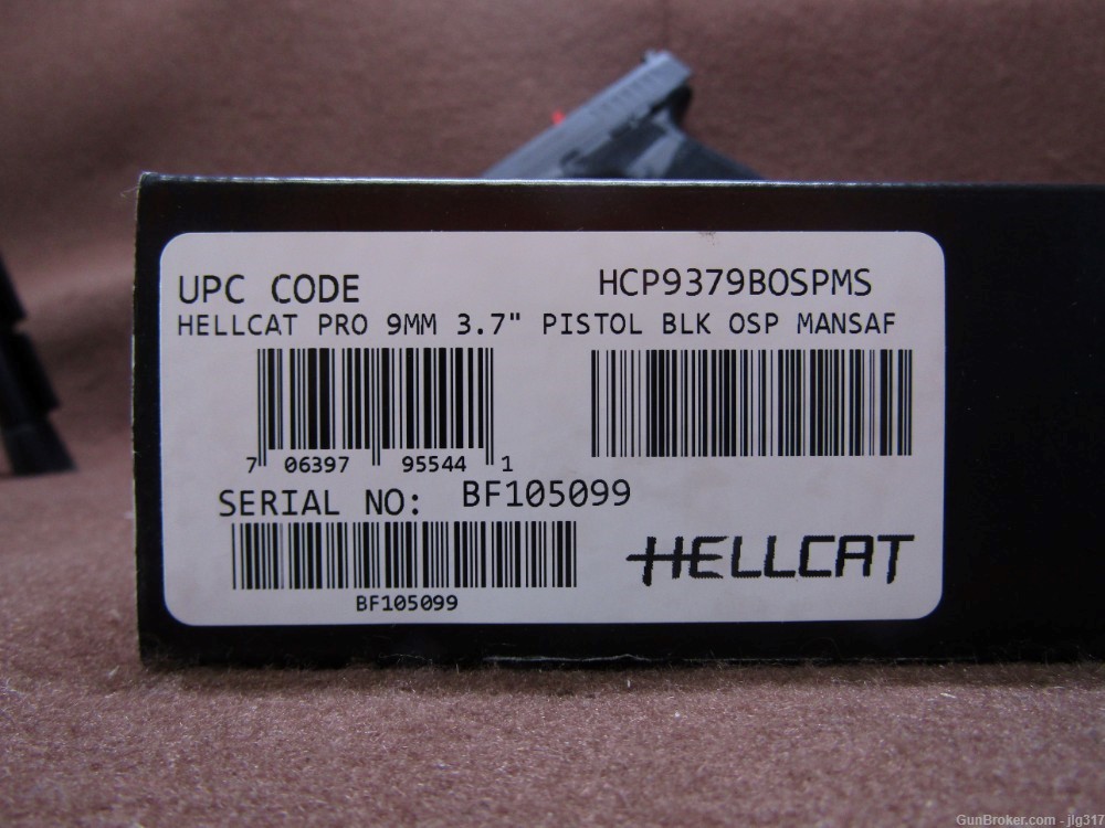 New Springfield Hellcat Pro OSP 9 MM Semi Thumb Safety HCP9379BOSPMS-img-14