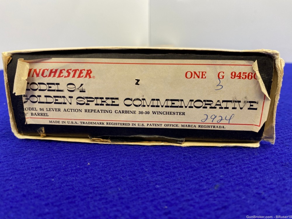 1969 Winchester 94 .30-30 Win 20" *STUNNING GOLDEN SPIKE COMMEMORATIVE*-img-4