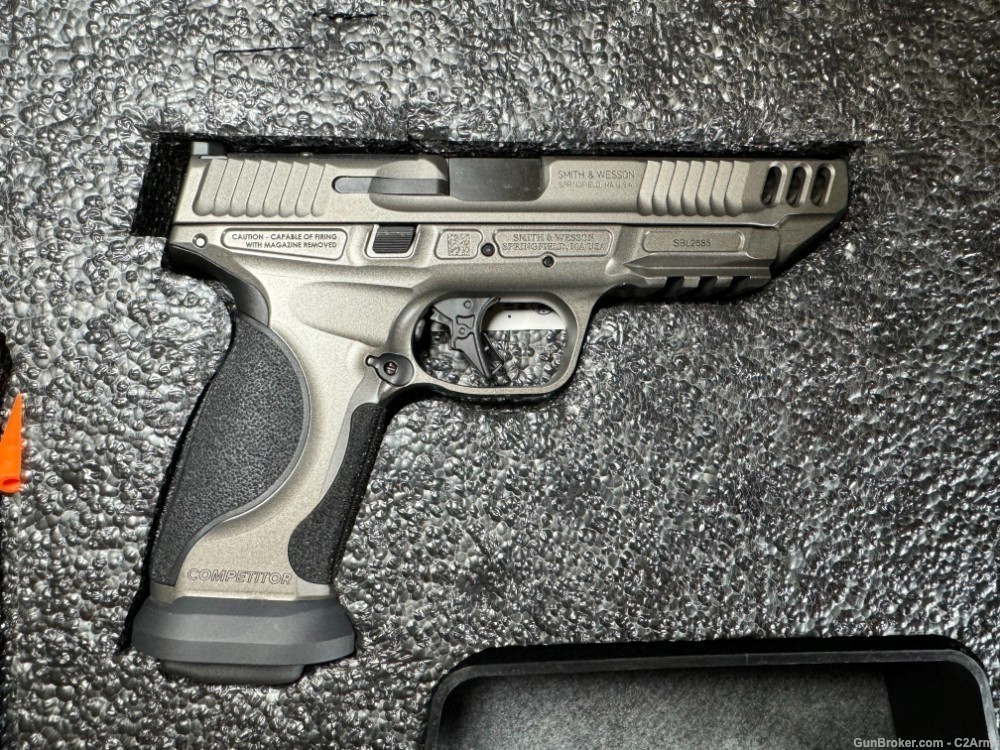 Smith & Wesson M&P9 Competitor 9mm Pistol - Optics Ready - Race Gun-img-2