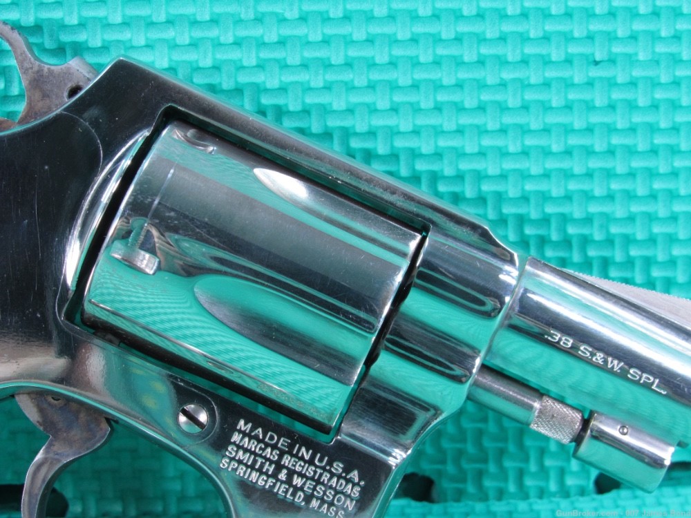 Smith & Wesson Pre-Lock Model 36 No Dash 38 Special Nickel Made in 19XX -img-14