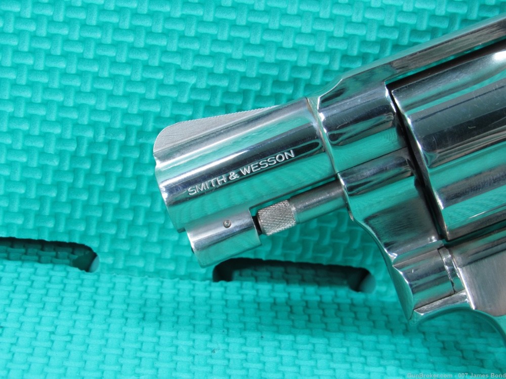 Smith & Wesson Pre-Lock Model 36 No Dash 38 Special Nickel Made in 19XX -img-6