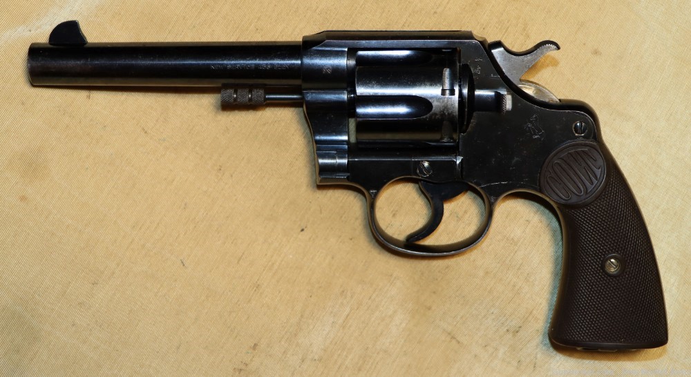 Fine WWI Colt New Service .455 Eley Revolver, British Issued c. 1915-img-2