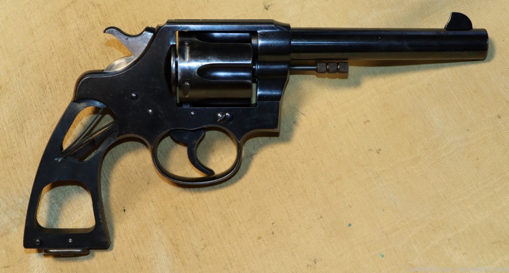 Fine WWI Colt New Service .455 Eley Revolver, British Issued c. 1915-img-53